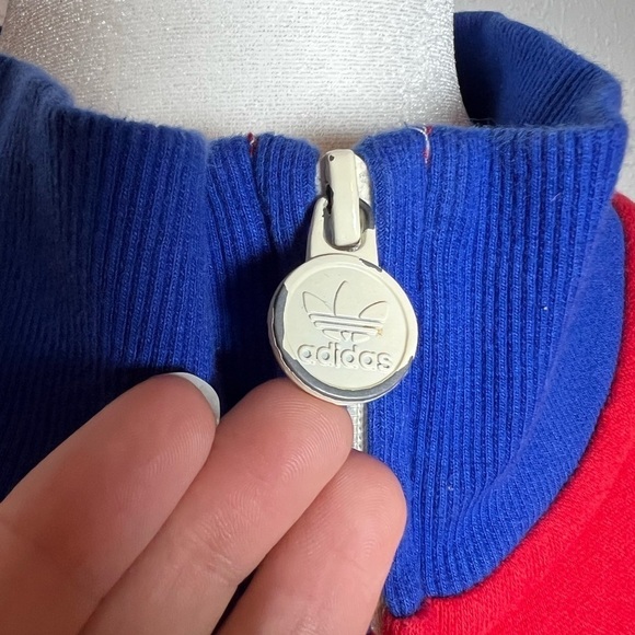 Adidas Vintage Look Philadelphia 76ers Zip Up Sweatshirt - Picture 4 of 9